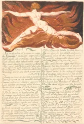 Das erste Buch von Urizen, Tafel 3, Kap. 1 . . . . (Bentley 3)